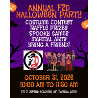 Annual Halloween Party at Fit 2 Defend Academy