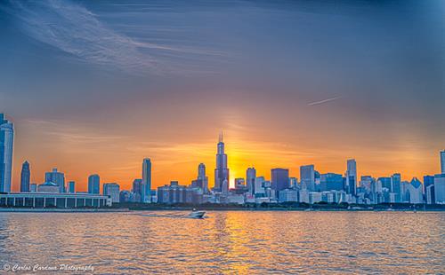 Chicago Sunset 1