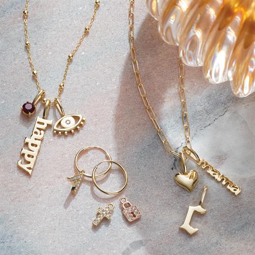 Charms are a great way to tell your story though your jewelry. Shop our extensive charm collection on our website!