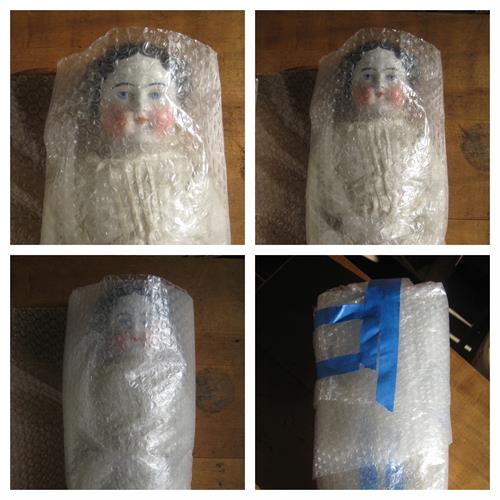 Fragile items are wrapped and securely shipped. 