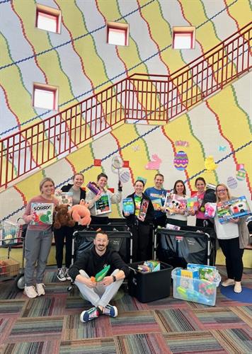 Donated 339 fun Spring/Summer toys for infants, kids, and teens at Advocate Children’s Pediatric Oncology in Park Ridge, IL. Provided seasonal enjoyment, encouraging outdoor play and family bonding, and promoting physical and cognitive development. 