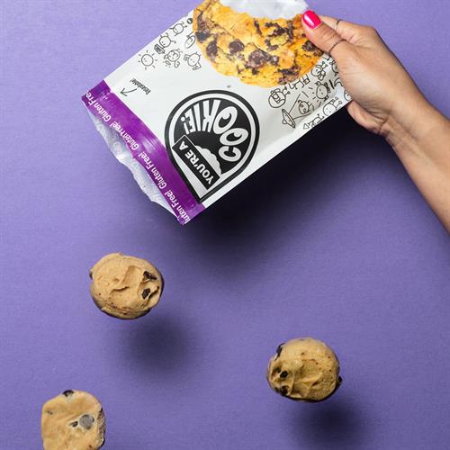 Vegan Chocolate Chip Cookie Dough - Place & Bake 