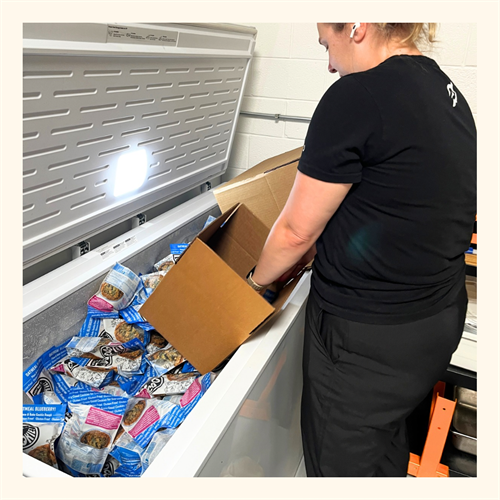 Behind the Scenes - Production:  Packaging Cookie Dough! 