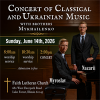 An Afternoon Concert of Classical and Ukrainian Music