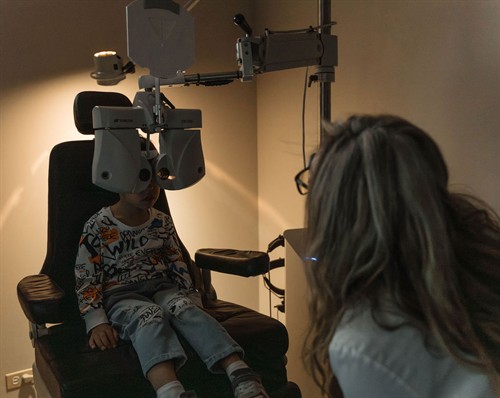 Pediatric eye exam