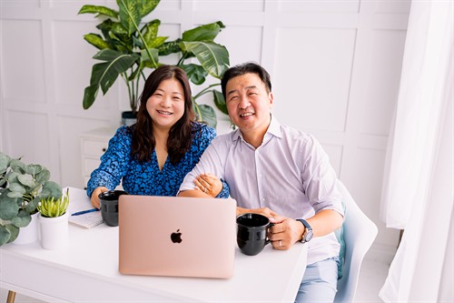 BIlly and Jamie, partners in life and business