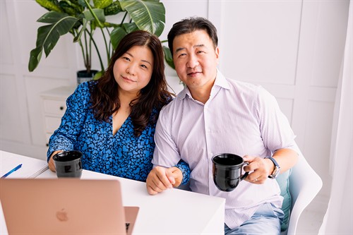 BIlly and Jamie, partners in life and business