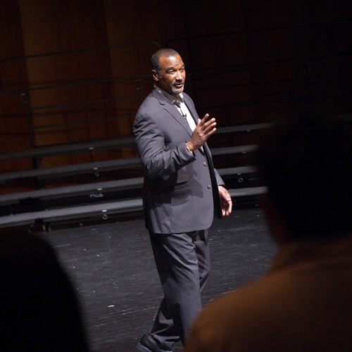 Donzel A. Leggett speaking