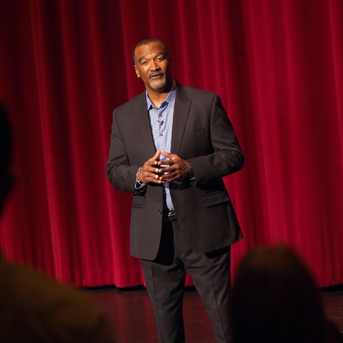 Donzel A. Leggett speaking