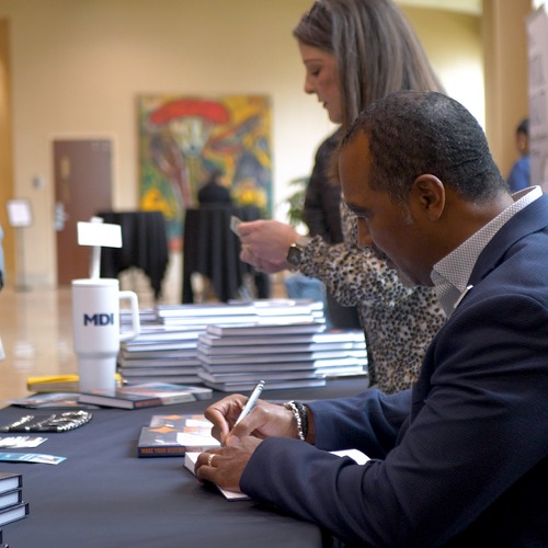 Book signing by Donzel A. Leggett