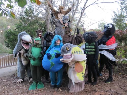Halloween Hikes - non scary, lighted guided hike with costumed characters