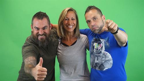 Video shoot on the green screen Video shoot on the green screen