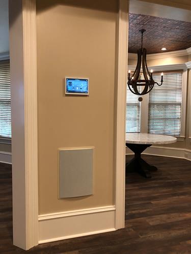 Touch Screen and In Wall Subwoofer Touch Screen and In Wall Subwoofer