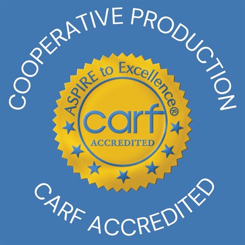 Cooperative Production is CARF Accredited