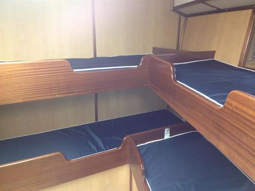 We manufacture custom mattresses for boats and rv's.