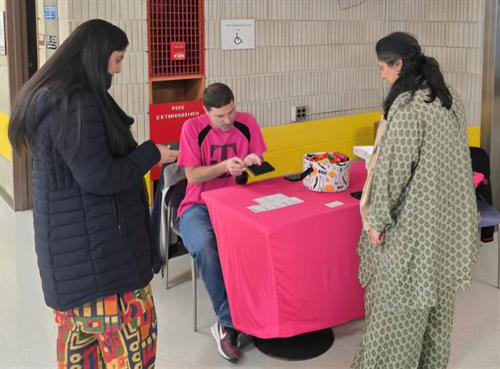 Helping international visitors at BCC Helping international visitors at BCC