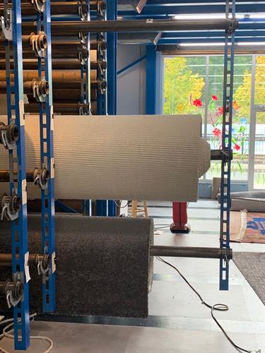 In stock carpeting