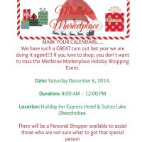 Mistletoe Marketplace Shopping Event 