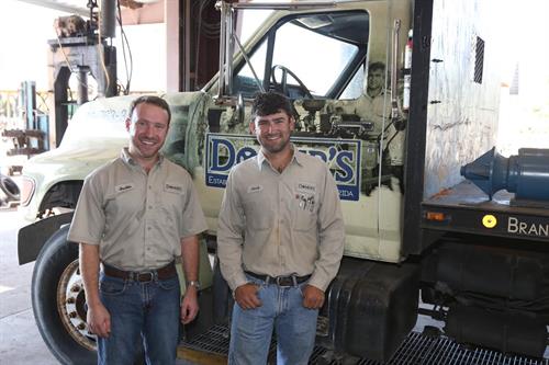 Justin and Jacob Domer; the fourth generation owners and operators of Domer's. 