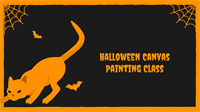 Halloween Canvas Painting Class
