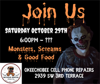 Haunted House for Adults Only at Okeechobee Cell Phone Repairs