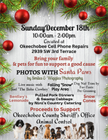 Santa Paws to Support Okeechobee County Sheriff's Office Animal Control