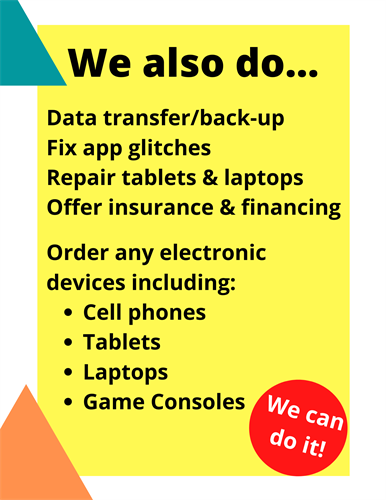 Some of what we offer