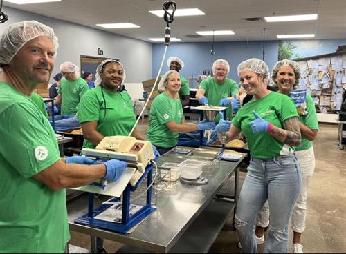 Volunteering at Feed My Starving Children