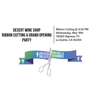 Grand Opening & Ribbon Cutting | Desert Wine Shop