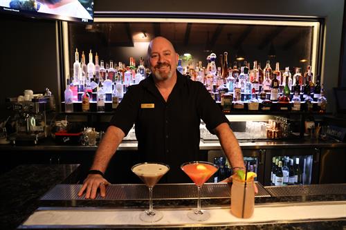 Say hello to Gregg, our friendly mixologist