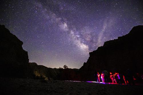 Viewing the Milky Way During Latino Conservation Week in Little Painted Canyon