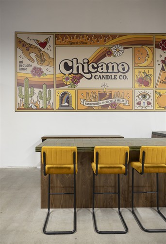 Chicano Candle Co Candle Bar in Downtown Indio
