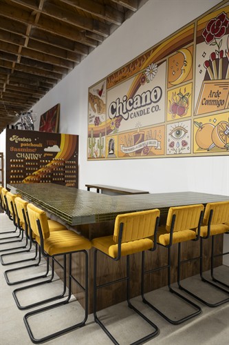 Chicano Candle Co Candle Bar in Downtown Indio