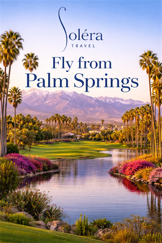 Skip the drive. Land by the beach.