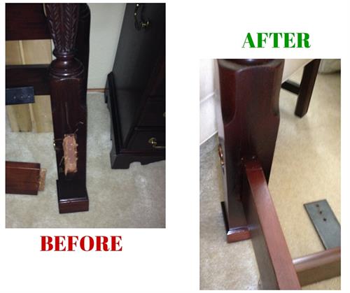 Furniture touchup & repair