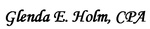 Glenda E. Holm, CPA