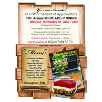 Catch the Spirit of Appalachia's 10th Annual Scholarship Dinner