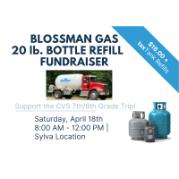 Blossman Gas 20lb Bottle Refill Fundraiser