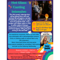 Hot Glass Casting Intensive