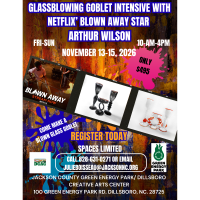 Glassblowing Goblet Intensive with Netflix Blown Away Star Arthur Wilson