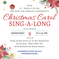 4th Annual Community Christmas Carol Sing-a-Long