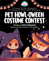 5th Annual Cloud City Howl-oween Pet Costume Contest