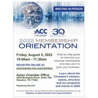 ACC Membership Orientation - Aug 5, 2022