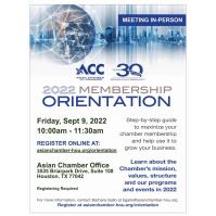 ACC Membership Orientation - Sept 9, 2022