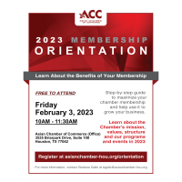 ACC Membership Orientation - February 2023