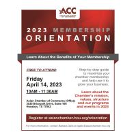 ACC Membership Orientation - April 2023