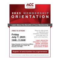 ACC Membership Orientation - July 2023