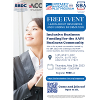 Inclusive Business Funding for the AAPI Business Community