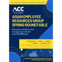 Asian Chamber ERG Leaders Roundtable (Invite Only)