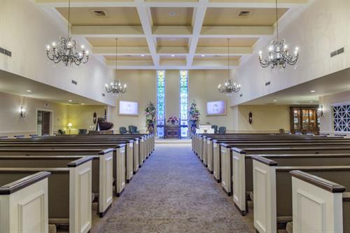 One Of The Largest Chapels In The City With Ample Onsite Parking For Family's & Their Guests 
